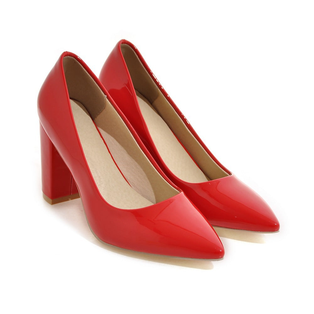 High Heeled Shoes Women's Shoes Work New Pointed Shoes