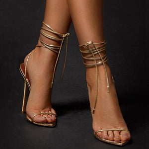 Sandals Ankle Strap Strap Stiletto Sandals Women